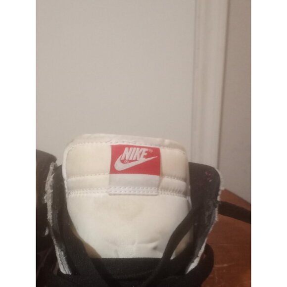 Nike Air Jordan 1 Mid SE Shoes Youth Size 3Y Red White Black DV1749-601 - Picture 7 of 13